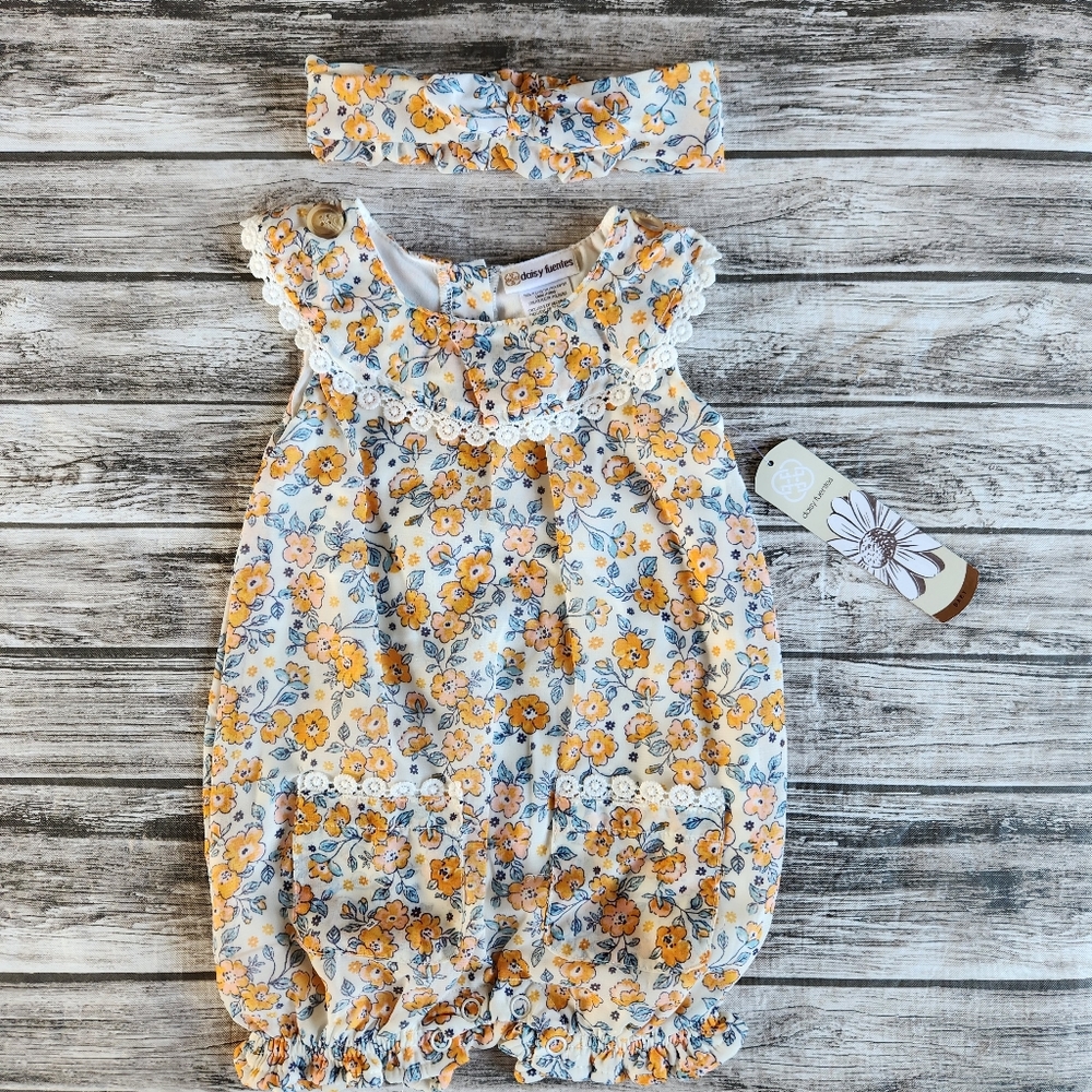 Daisy Fuentes floral romper